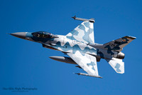 Lockheed F-16C-32-CF Falcon (87-0267) - "Blizzard Scheme"