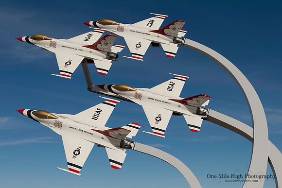 USAF Thunderbird Display - Nellis AFB, NV