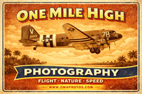 C-47 Poster in Vintage Look - ChatGPT Image