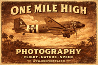 C-47 in 1950-1960 Style Poster Look - ChatGPT Image