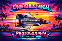 F-35 in Miami Style Look - ChatGPT Image