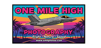 F-35 in Miami Style Poster - Gemin Generated Image