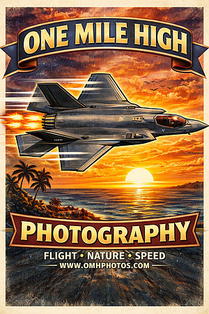 F-35 in 1970s Style Poster Look (Portrait) - ChatGPT Image