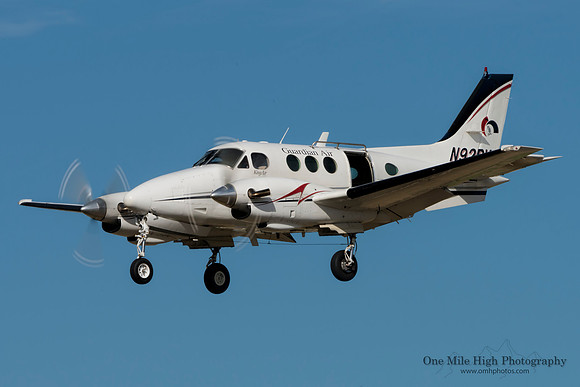 Beechcraft E-90 King Air (N92DV) - Mile Hi Skydivers Inc