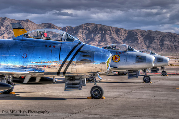 North American F-86 Sabres - The Horsemen F-86 Flight Team