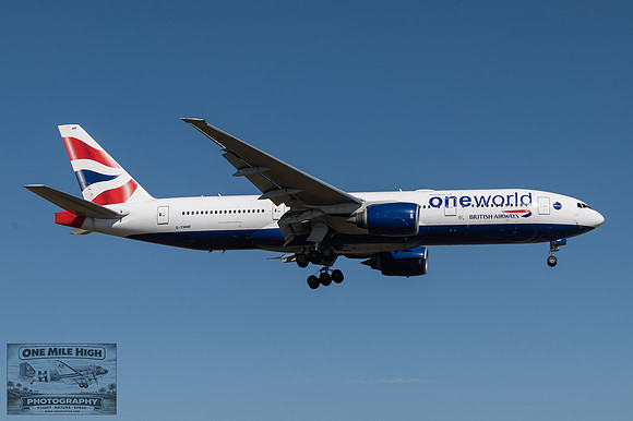 Boeing 777-200 (G-YMMF) - One World