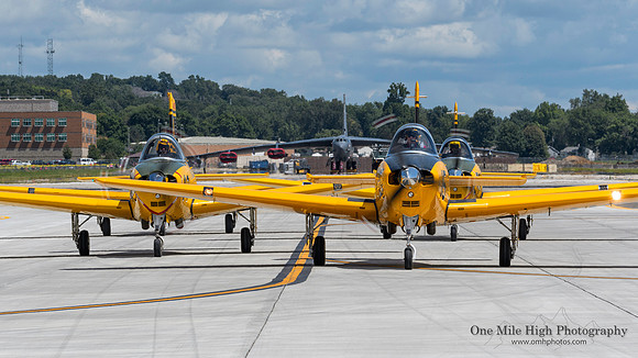 Beechcraft T-34C Mentors - Lima Lima Flight Team