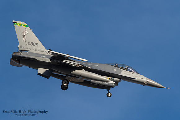 Lockheed Martin F-16C-30-CF Falcon (86-0309) - 134th Fighter Squadron