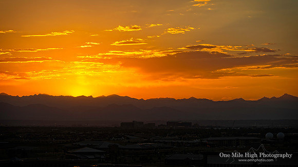 Colorado Sunset - Buckley AFB, CO (2014-07-05)