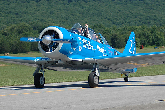 North American T-6 Texan (N73RR) - Two of Hearts