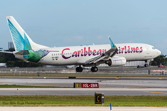 Boeing 737-8Q8 (9Y-GEO) - "Spirit of Guyana"