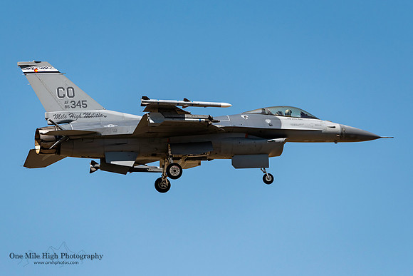Lockheed F-16C-30-CF Falcon (86-0345) - "Amp"