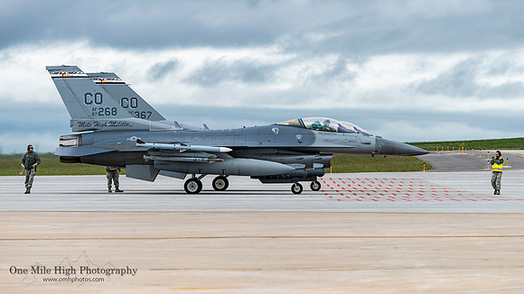 Lockheed F-16C-30-CF Falcon (87-0268) - "Rags"