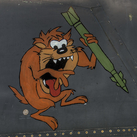 General Dynamic F-111 Aardvark Nose Art - Wings Over the Rockies Museum