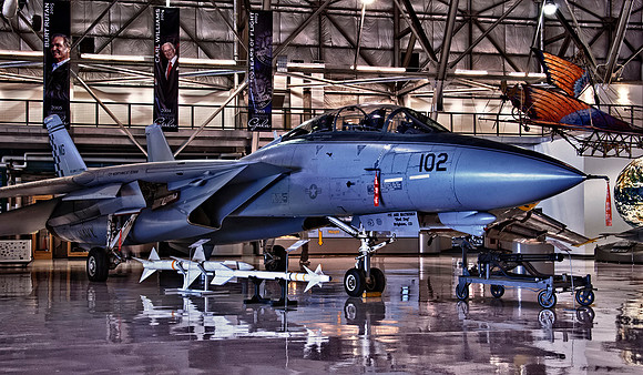 Grumman F-14 Tomcat (VF-211 Checkmates) - Wings Over the Rockies Museum