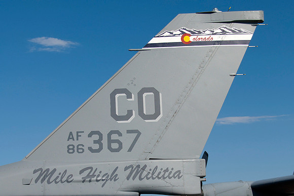 Lockheed Martin F-16C Falcon (86-0367) - 120th Fighter Squadron