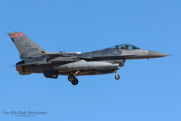 Lockheed F-16C-30-CF Falcon (87-0219) - 100th Fighter Squadron