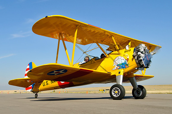 1942 Boeing Model A75 (N2S-5) Stearman (N56656) - "Sweet Pea"