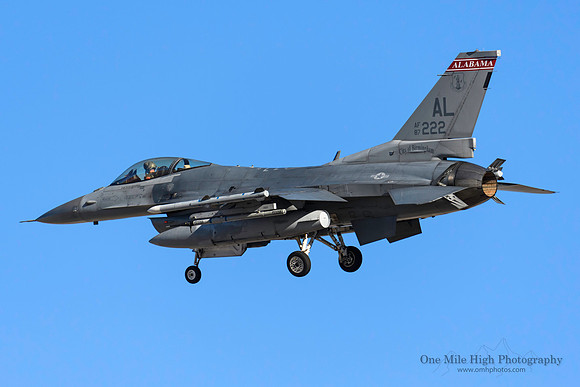 Lockheed F-16C-30-CF Falcon (87-0222) - 100th Fighter Squadron