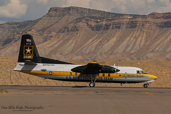Fokker C-31A Troopship (85-1608) - US Army Golden Knights