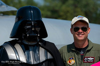 Randy Ball (MiG-17 Pilot) and Darth Vader (501st Legion)