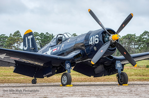 1945 Chance Vought F4U-4 Corsair (N713JT) - Korean War Hero