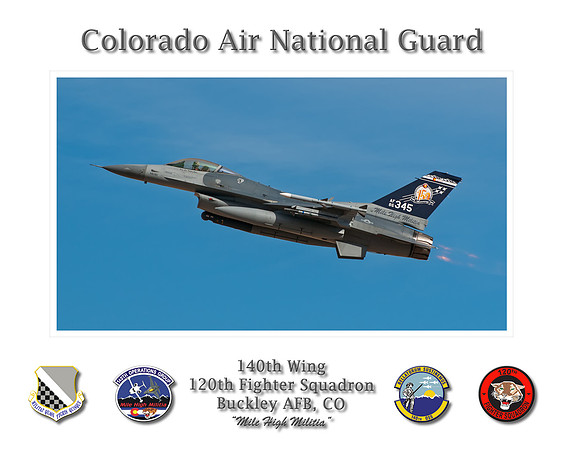 140th Wing Poster - Colorado Air National Guard (16" x 20")