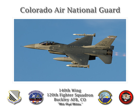 140th Wing Poster - Colorado Air National Guard (16" x 20")