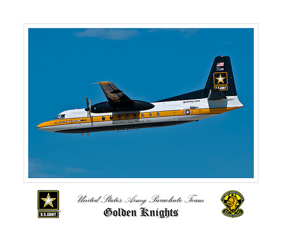 US Army Golden Knights - Fokker C-31A Troopship