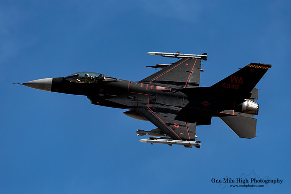 Lockheed F-16CM-42-CF Falcon (89-2048) - 64th Aggressor Squadron "Wraith Scheme"