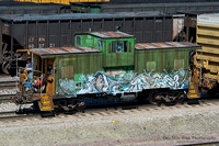 Burlington Northern Caboose - Union Pacific North Rail Yard