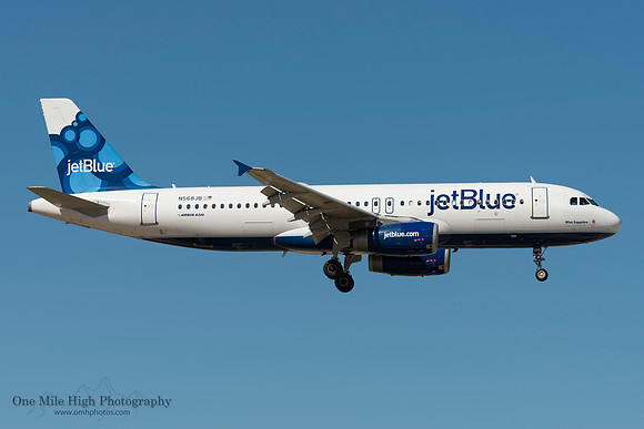 Airbus A320-323 (N568JB) - "Sapphire Blue"