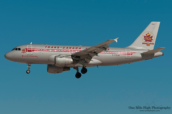 Airbus A319-114 (C-FZUH) - Trans Canada Airlines 60th Anniversary