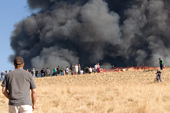 Denver Grass Fire (8 Mar 2009)