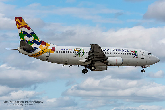 Boeing 737-3Q8 (VP-CAY) - 50th Anniversary