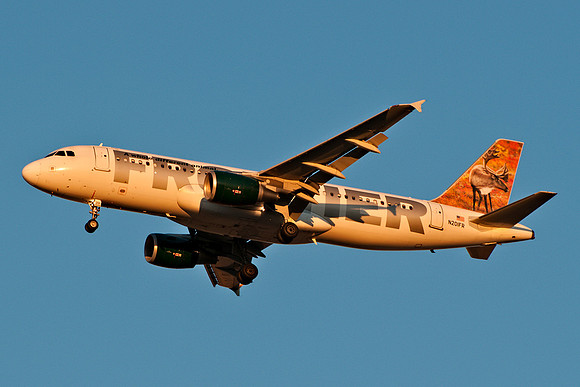 Airbus A320-214 (N201FR) - "Yukon the Caribou"