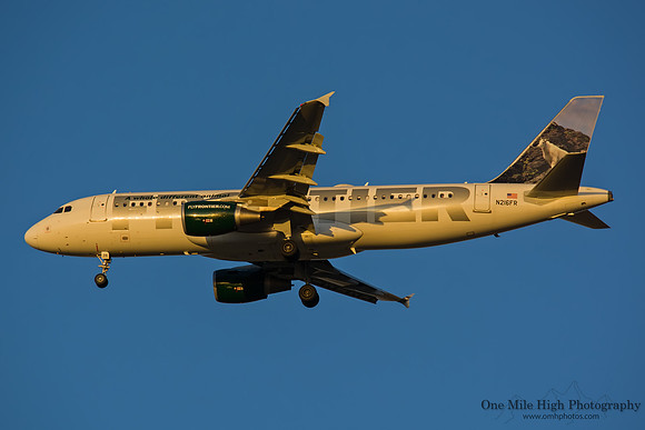 Airbus A320-214 (N216FR) - "Cliff the Mountain Goat"