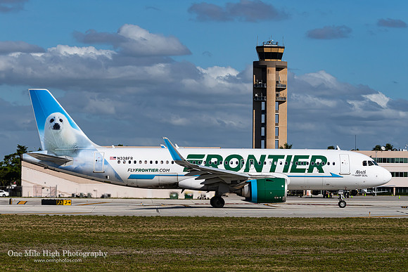 Airbus A320-251N (Neo) (N338FR) - "North the Harp Seal"