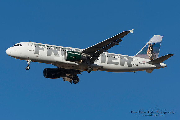 Airbus A320-214 (N209FR) - "Ranger the Pronghorn"