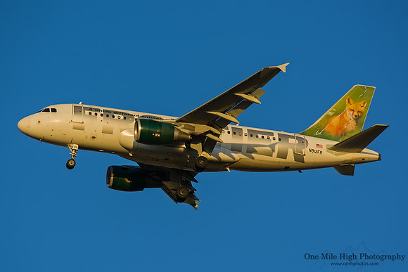 Airbus A319-111 (N912FR) - "Trixie the Red Fox"