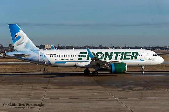 Airbus A320-251N (N324FR) - "Summer the Swan"