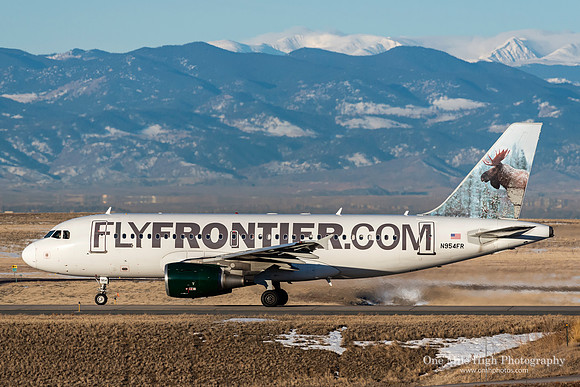 Airbus A319-112 (N954FR) - "Mickey the Moose"