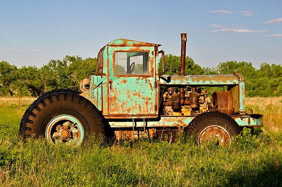 Old Abandoned Farm Truck