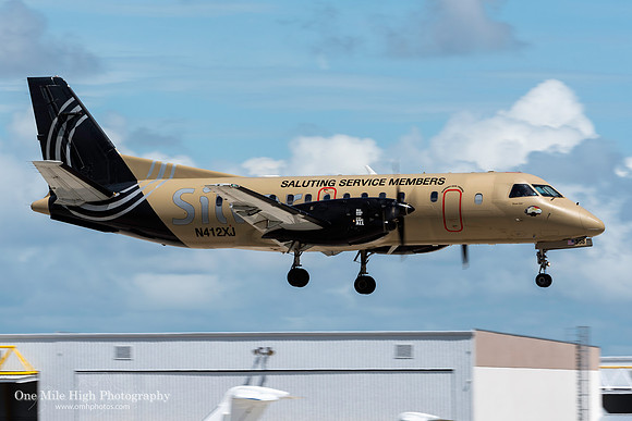 Saab 340B (N412XJ) - "Saluting Service Members"