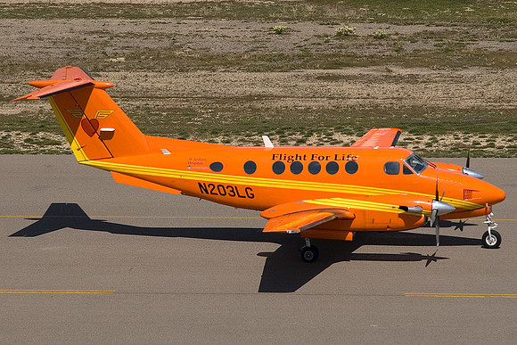Beechcraft BE-200 King Air  (N203LG) - St Anthony's Flight For Life