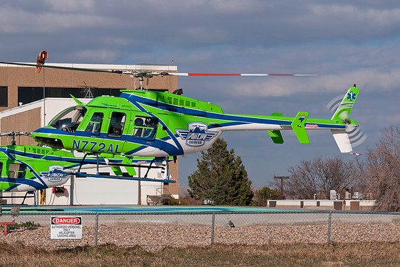1996 Bell 407 (N772AL) - AirLife Denver (Air Methods)