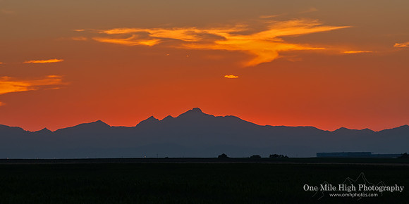 Colorado Sunset - Longs Peak (2013-07-22)