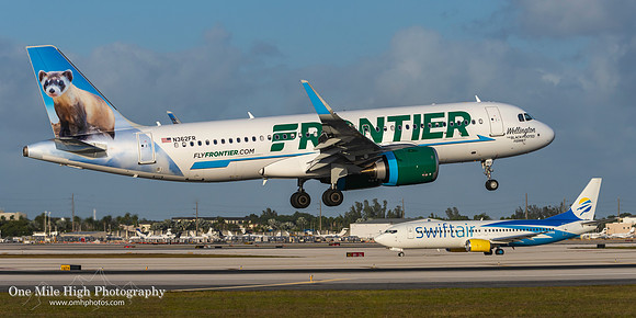 Airbus A320-251N (Neo) (N362FR) - "Wellington the Black-Footed Ferret