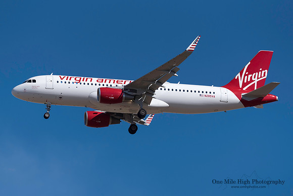 Airbus A320-214 (N285VA) - "Flights with Benefits"