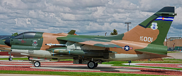 LTV A-7D-8-CV Corsair II (70-1001) - 140th Wing Headquarters